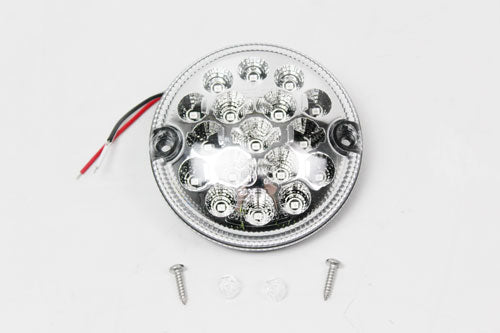 AMR6526LEDCL - 95mm clear LED stop tail light for Defenders
