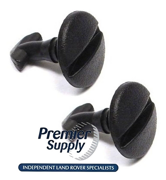 2 x RANGE ROVER SPORT L320 2005 to 2009 REAR TOW BAR COVER CLIPS DYR500010