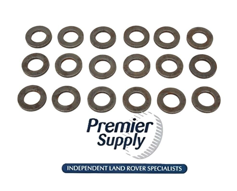 18 x CYLINDER HEAD BOLT WASHER LAND ROVER DEFENDER SERIES 2.25 2.5 ERC6821