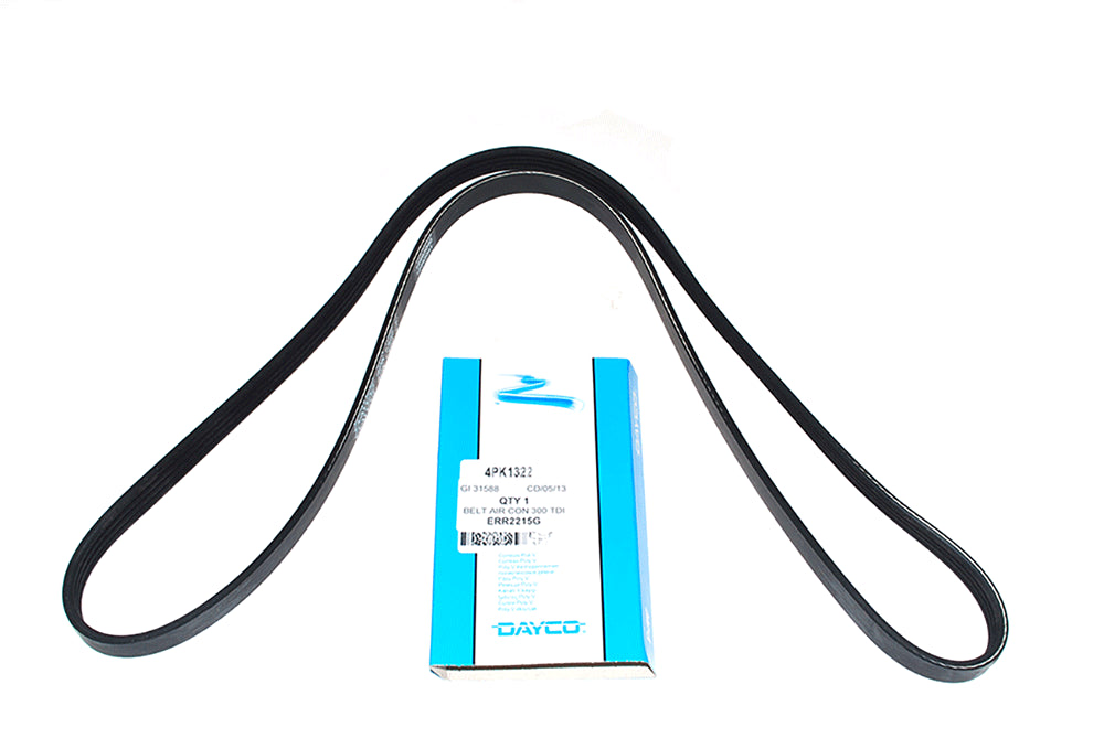 ERR2215D - DRIVE BELT - AIR CONDITIONING - 300TDI - Suitable for Discovery 1, Defender 1983-2006 & Range Rover Classic From PR2 DAYCO