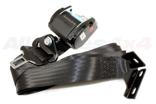 EVB000540LNF - FRONT LEFT HAND SEAT BELTS - ASH GREY - Suitable for Defender 1983-2006 From PR2 ALLMAKES OE