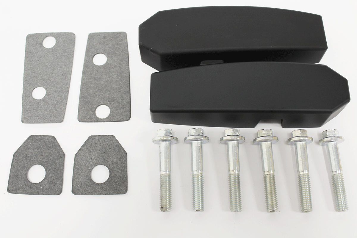 GA1142B - ALUMINIUM WINDSCREEN BRACKET PAIR BLACK
