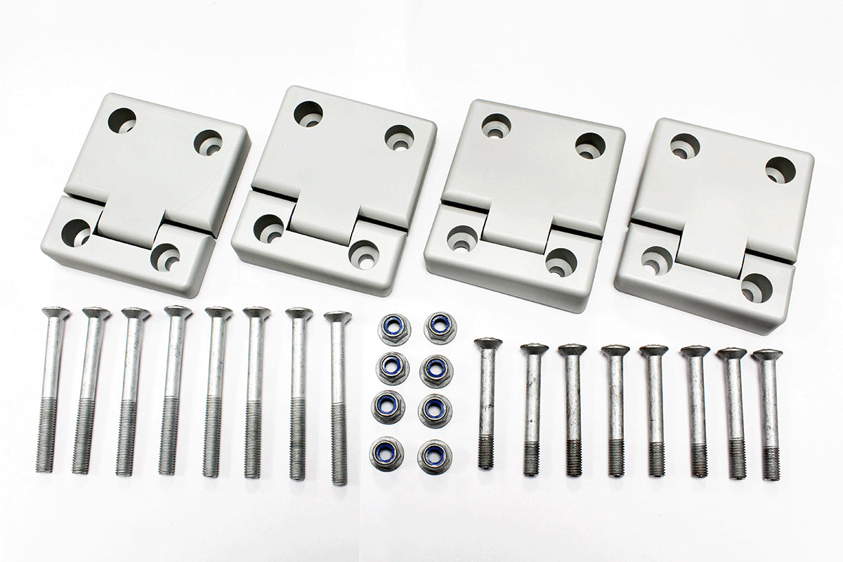 GA1309 - DEFENDER DOOR HINGES 2ND ROW ALUMINIUM From ALLMAKES