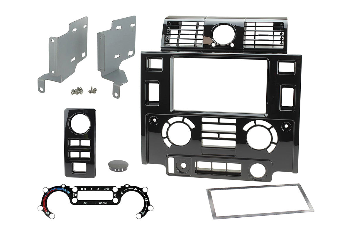 GA2681 - PIANO BLK PUMA DOUBLE DIN FASCIA MOVEABLE VENTS From ALLMAKES