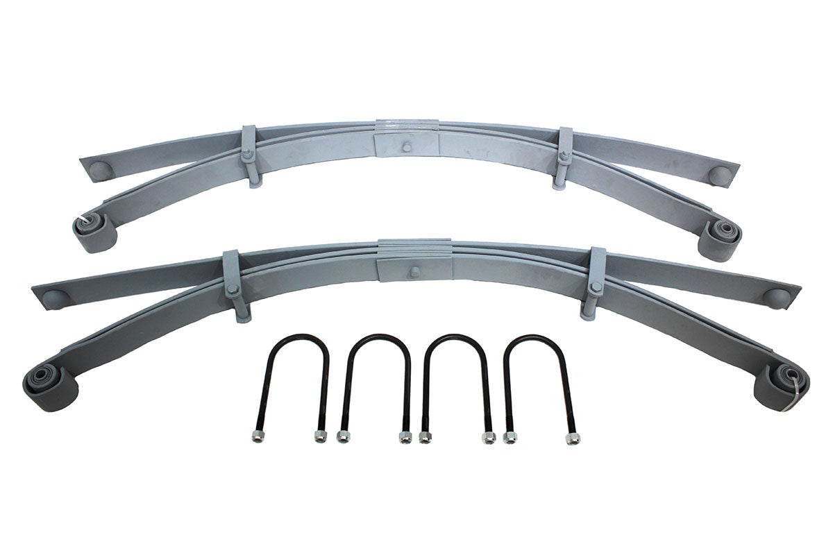 GPB002 - REAR PARABOLIC SPRING SET INCLUDING U BOLTS FOR SERIES 2- 3 SWB From ALLMAKES