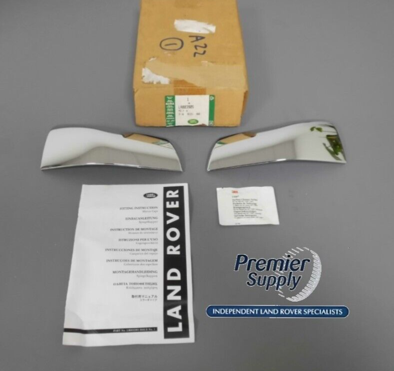 GENUINE RANGE ROVER SPORT CHROME FINISH LOWER WING MIRROR COVER SET LR003905