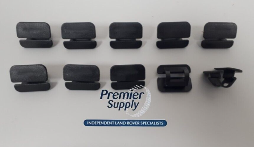 LAND ROVER/ JAGUAR BONNET PAD INSULATOR PLASTIC RETAINING CLIP LR027039 X 10