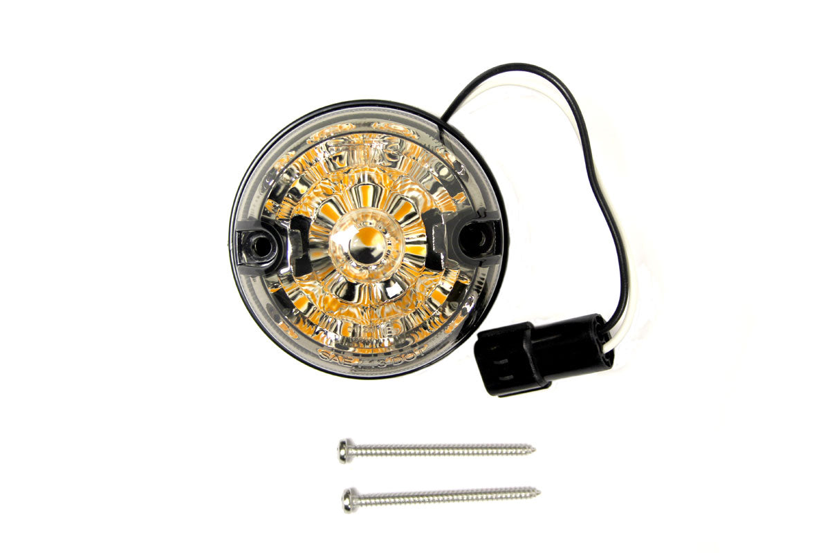 73mm SMOKED LED rear indicator for Defenders