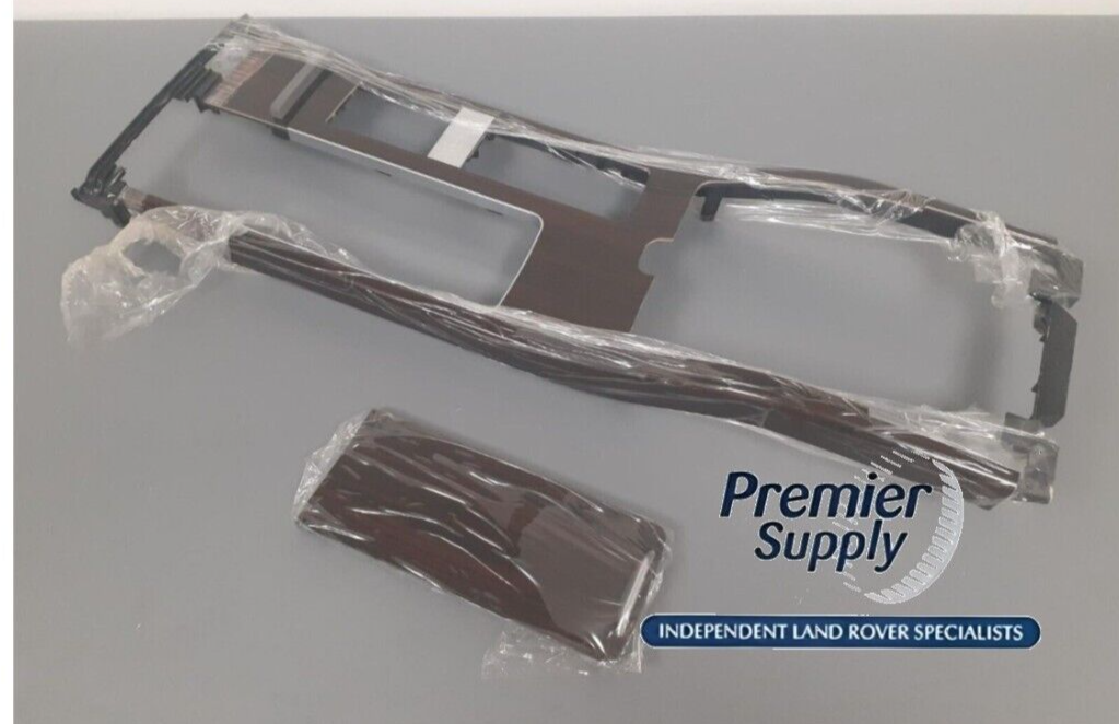 GENUINE RANGE ROVER CENTRE CONSOLE PANEL FINISHER EBONY MACASSAR WOOD LR076851