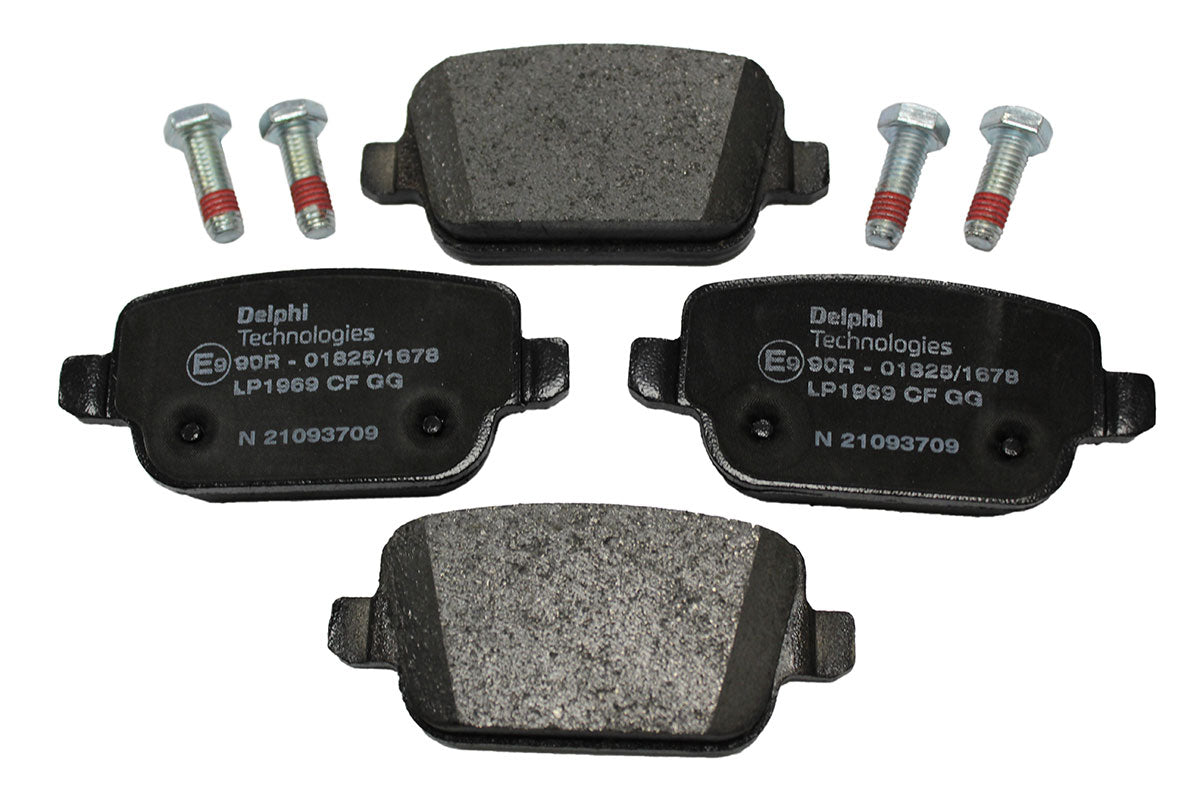 LR134697G - BRAKE PAD SET FOR REAR BRAKES - DIESEL ENGINE - Suitable for Freelander 2 From DELPHI