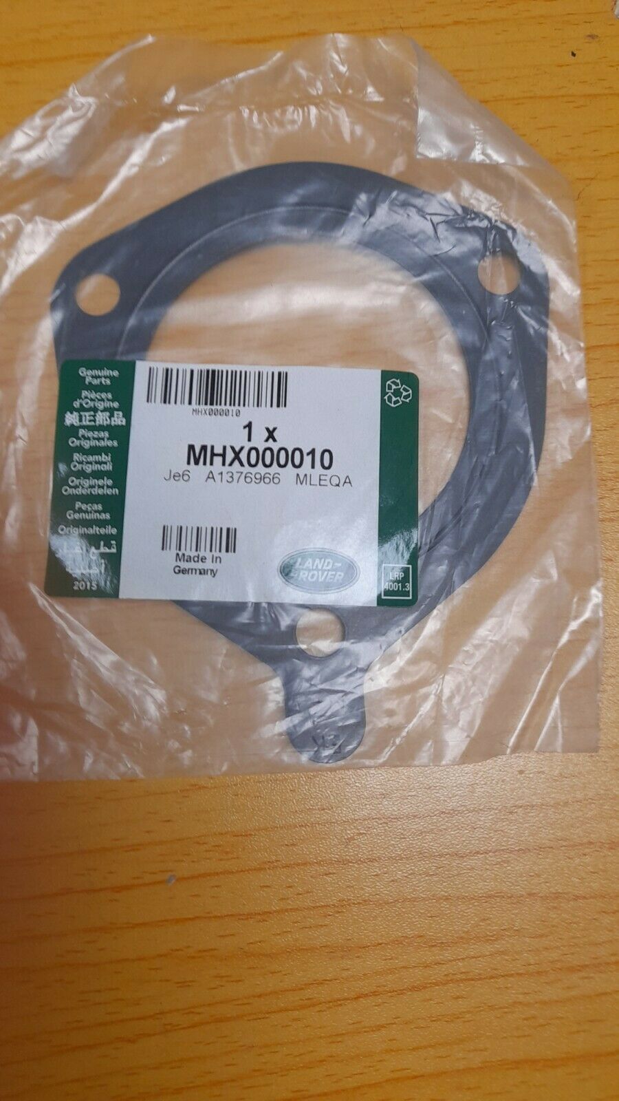 GENUINE LAND ROVER GASKET FUEL INJECTION PUMP PART NUMBER MHX000010