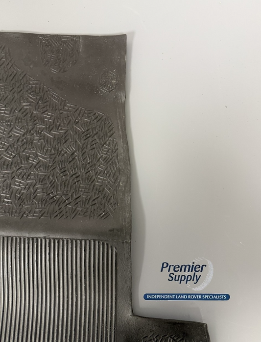 NOS LAND ROVER SERIES 2A,3 2.25 FRONT LEFT RUBBER MAT 331393