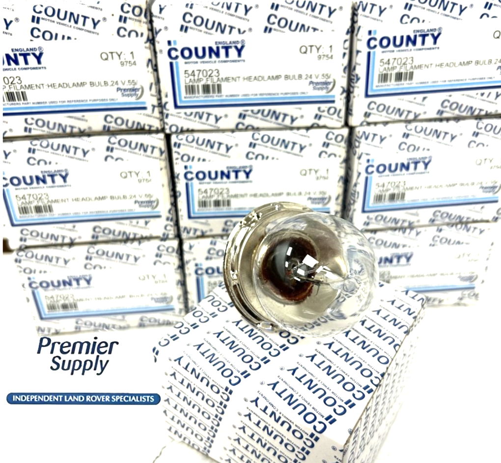 10x MILITARY 24 VOLT 55/50W P45T HEADLIGHT BULB 547023