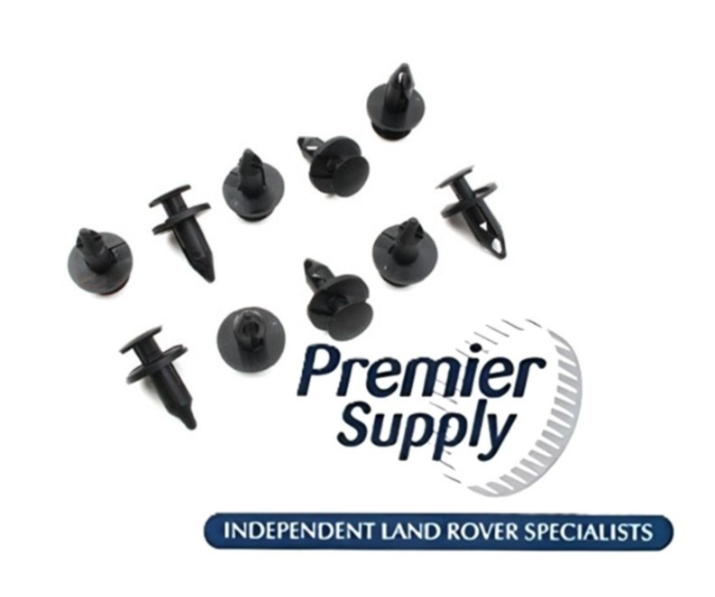 10 x LAND ROVER DISCOVERY RANGE ROVER SPORT VELAR EVOQUE TRIM CLIPS ANR2224