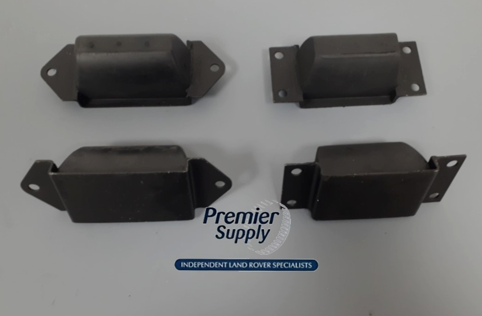 LAND ROVER DEFENDER FRONT & REAR AXLE BUMP STOPS ANR4188 x 2 & ANR4189 x 2