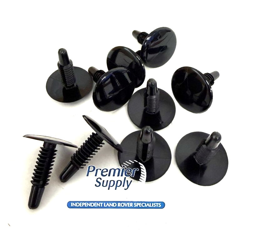 10x LAND ROVER DISCOVERY 3,4 6.35 X 28.5 X 2-13.5MM PUSH PINS LR002185