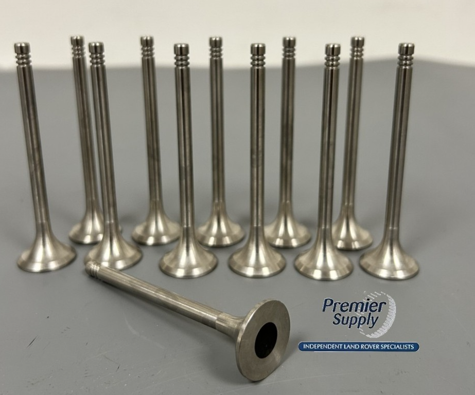 12x EXHAUST VALVES 2.7 3.0 TDV6 3.6 4.4 TDV8 RANGE ROVER DISCOVERY LR008130