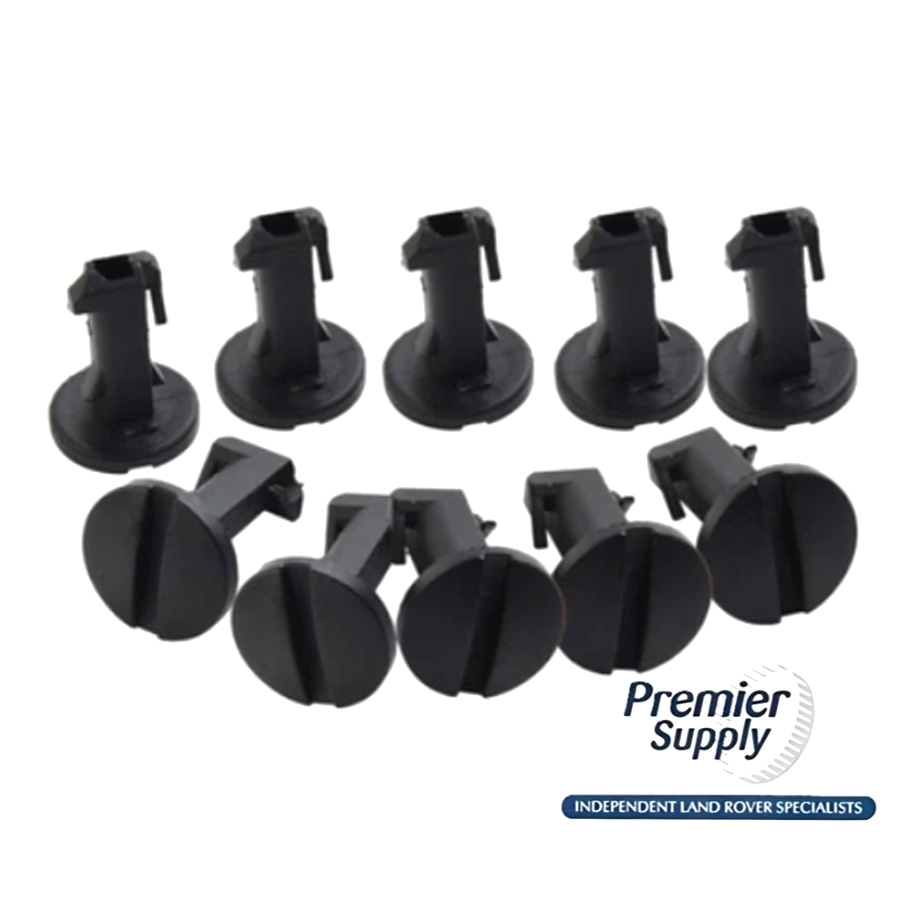 10X LAND ROVER DISCOVERY 5, RANGE ROVER 1/4 TURN CLICK TYPE CLIPS LR012844