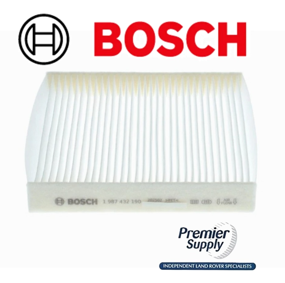 OEM BOSCH RANGE ROVER SPORT L494 NON CARBON POLLEN FILTER LR161566