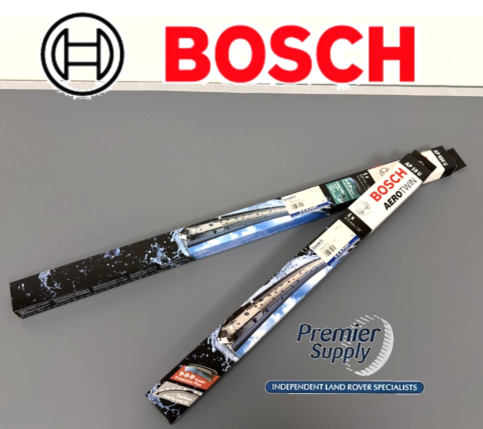 BOSCH RANGE ROVER VELAR L560 RHD FRONT PAIR WIPER BLADES LR093423 LR093422