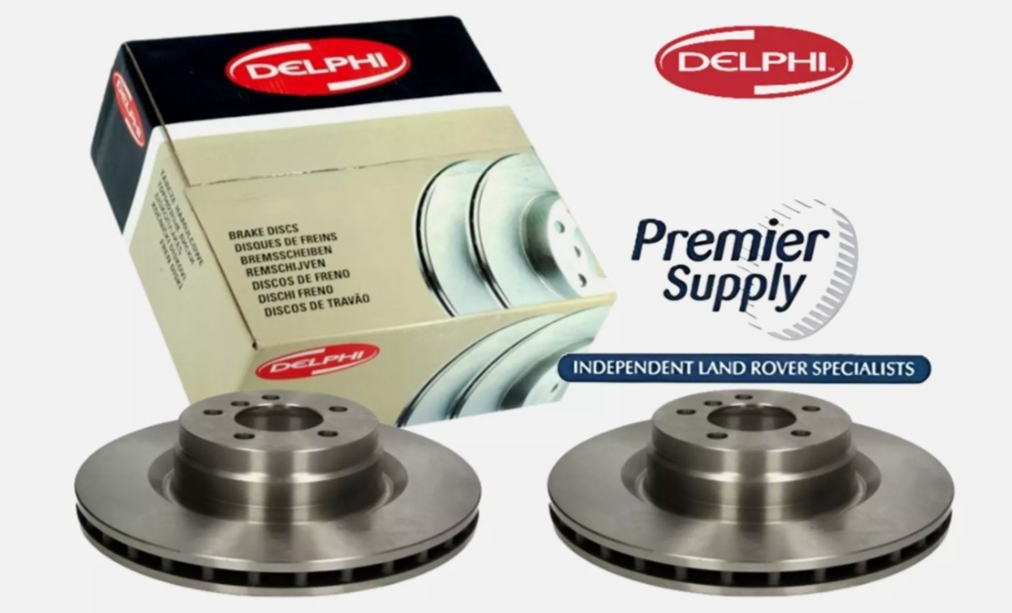 2 x RANGE ROVER L322 3.6 TDV8 4.2 V8 SC 5.0 V8 NA FRONT BRAKE DISCS LR189028
