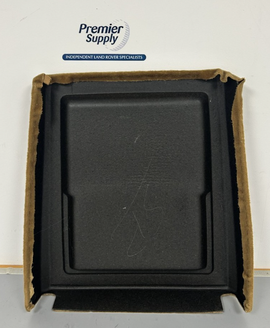 GENUINE NOS RANGE ROVER CLASSIC FRONT SEAT BACK PANEL BROWN MUC1854