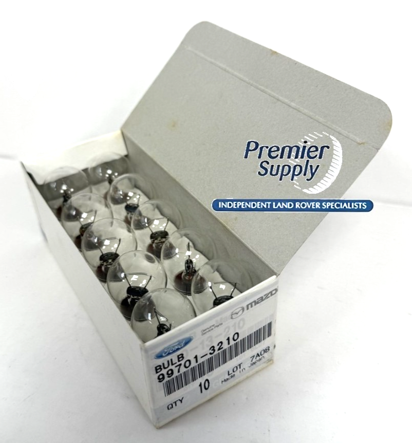 BOX of 10 CLEAR 12v 21w SIDE FOG REVERSE BULBS P21W GENUINE OEM 264591