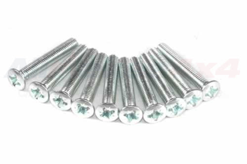 SF106401 - M6 X 40 RSD CSK REC MSCREW BZP - DEF From ALLMAKES