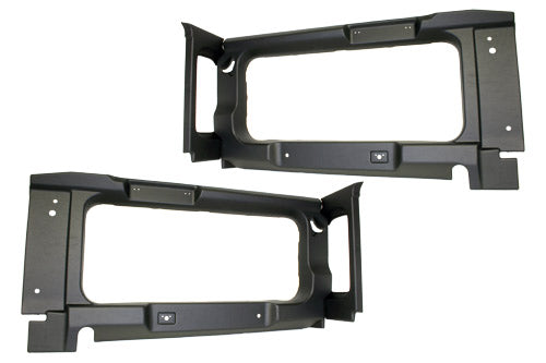 TF2730 - Black interior rear side panels with window cut outs Defender 90