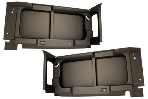 TF2733 - Black interior rear side panels without window cut outs Defender 90