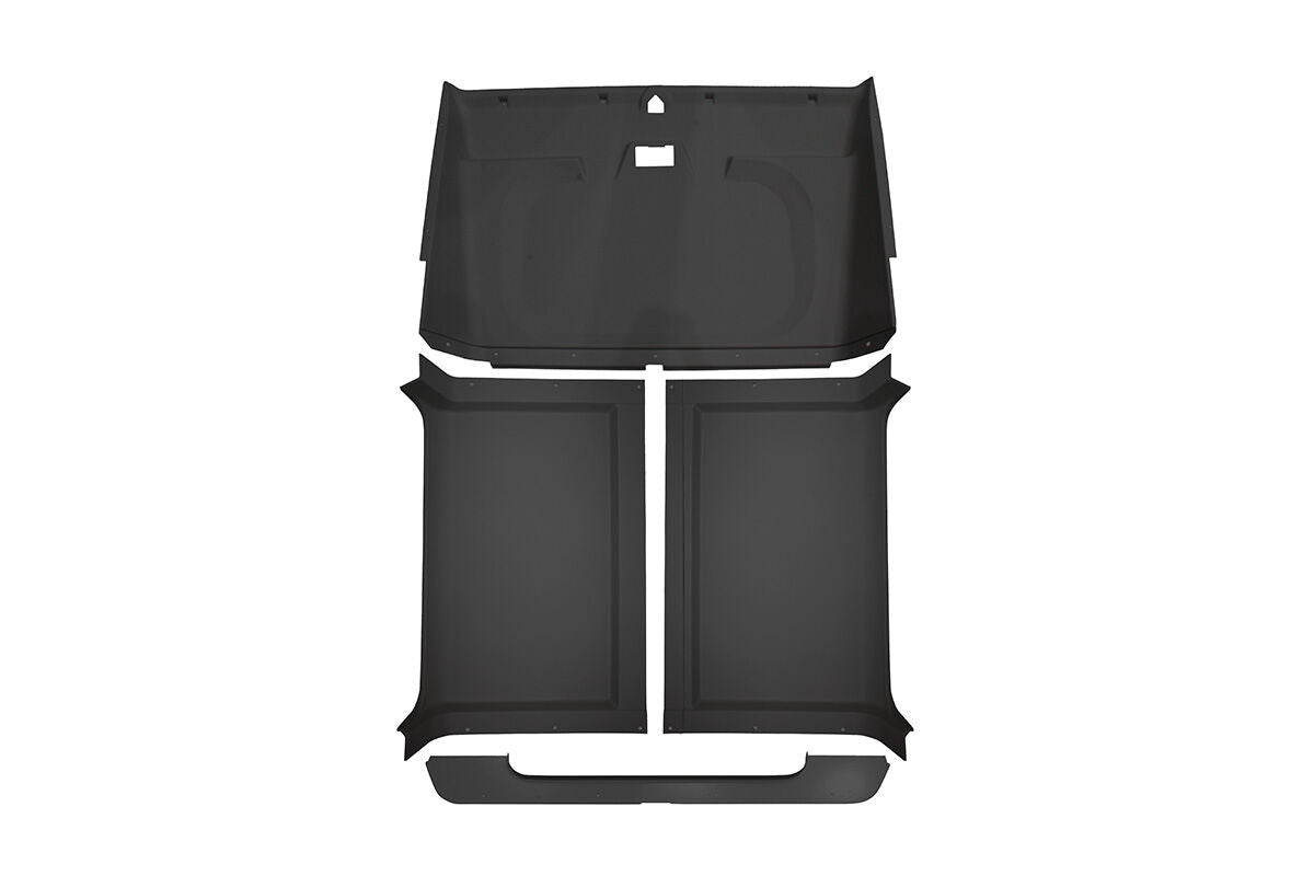 TF3694B - DEFENDER 90 HT & CSW REPLACEMENT HEADLINING SET LIGHT BLACK From TERRAFIRMA
