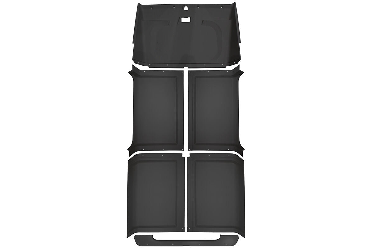TF3745B - DEFENDER 110 HT & CSW REPLACEMENT HEADLINING SET LIGHT BLACK From TERRAFIRMA