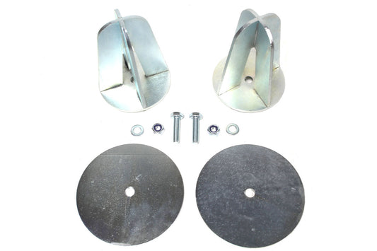 TF510 - Pair of rear coil spring dislocation cones for DEF/D1/RRC