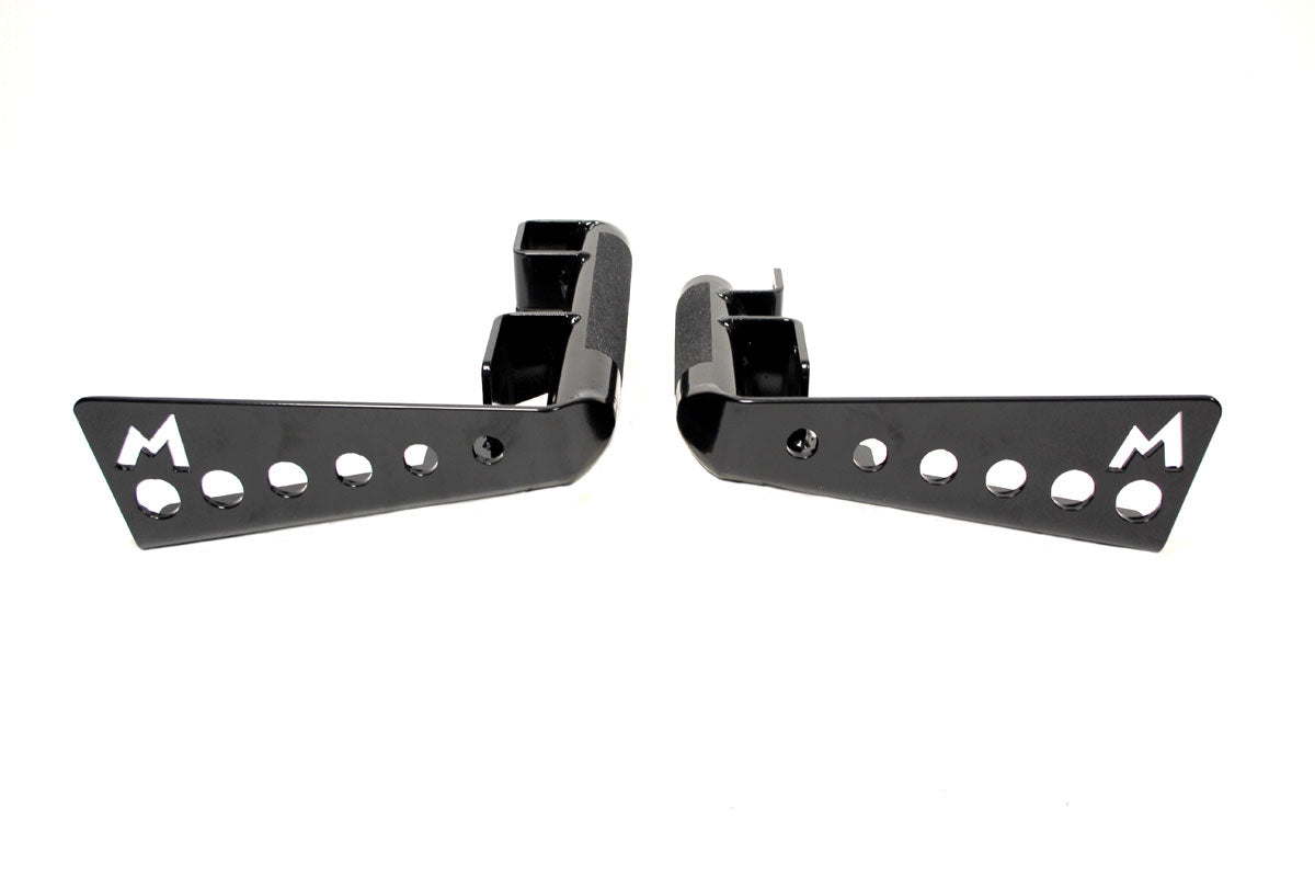 TF571WC - Pair of heavy duty rear bumper corners for Defender 110 with SWC