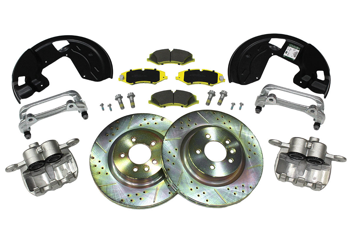 TF637 - TF 360MM BIG BRAKE UPGRADE: CDG/ PERF. PADS - Suitable for Discovery 3, Discovery 4 & Range Rover Sport From TERRAFIRMA