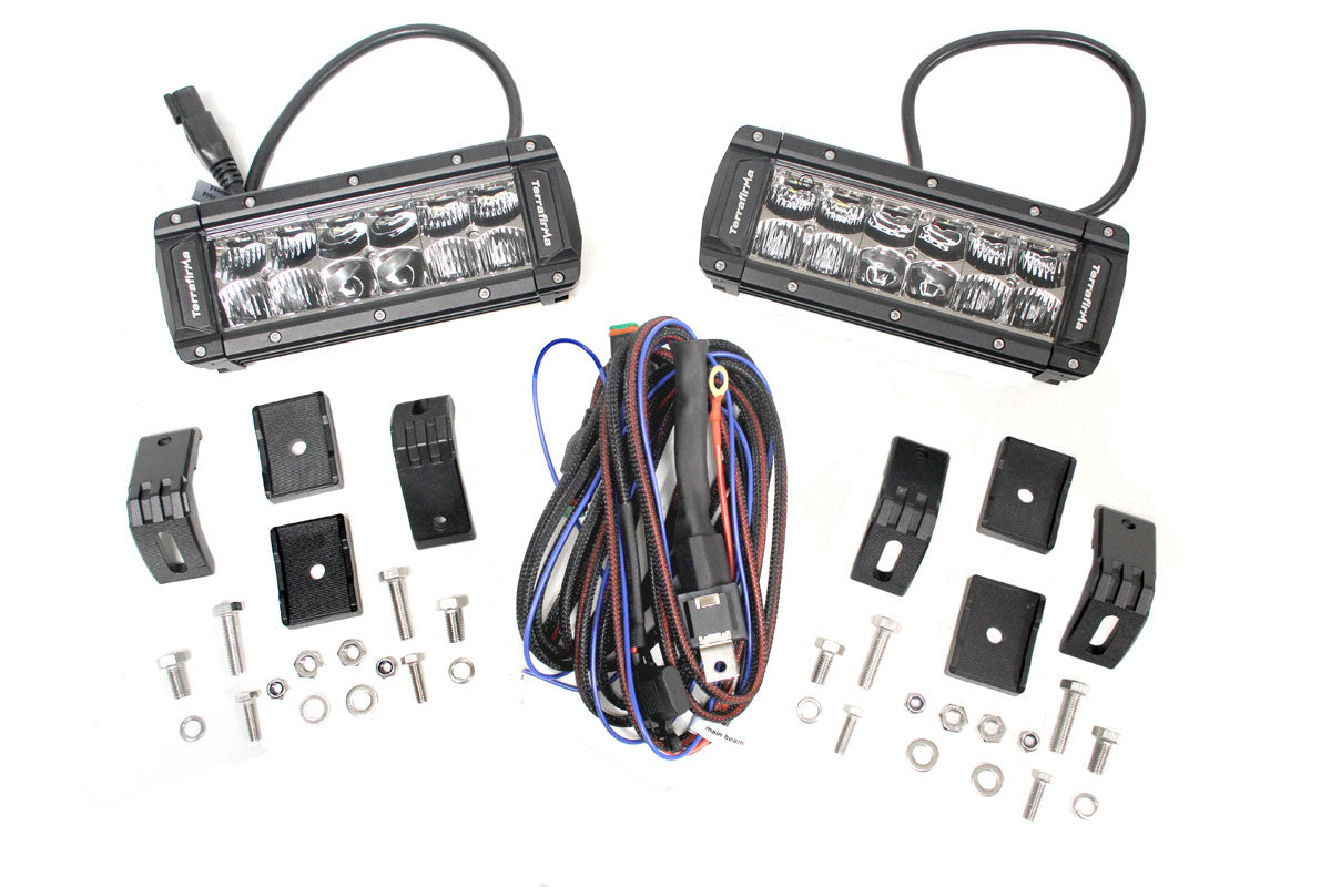 TF7005 - Pair of 8" double row LED light bars 3240lm