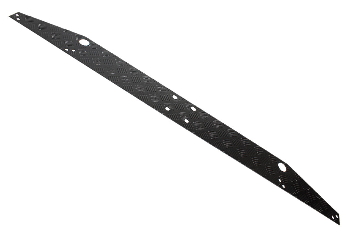 TF8217 - Black rear cross member chequer plate for Defenders