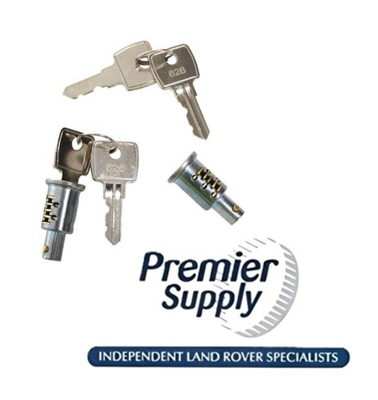 LAND ROVER SERIES 3 ANTI BURST DOOR LOCK LATCH BARREL & KEY SET 395142
