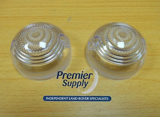 LAND ROVER SERIES 2A,3 / EARLY DEFENDER FRONT SIDE LIGHT LENS 589284 X 2