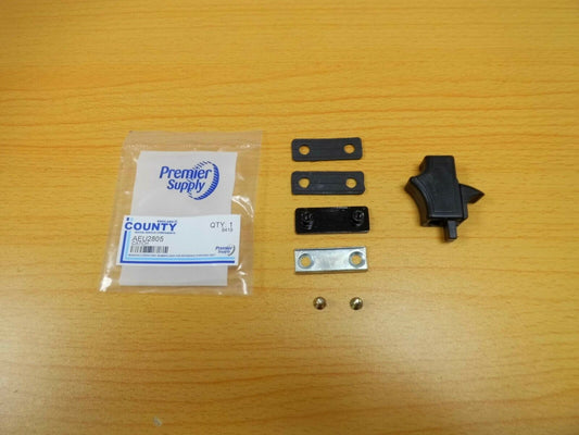 AEU2805 LAND ROVER DEFENDER L/H SLIDING WINDOW CATCH KIT 5MM GLASS
