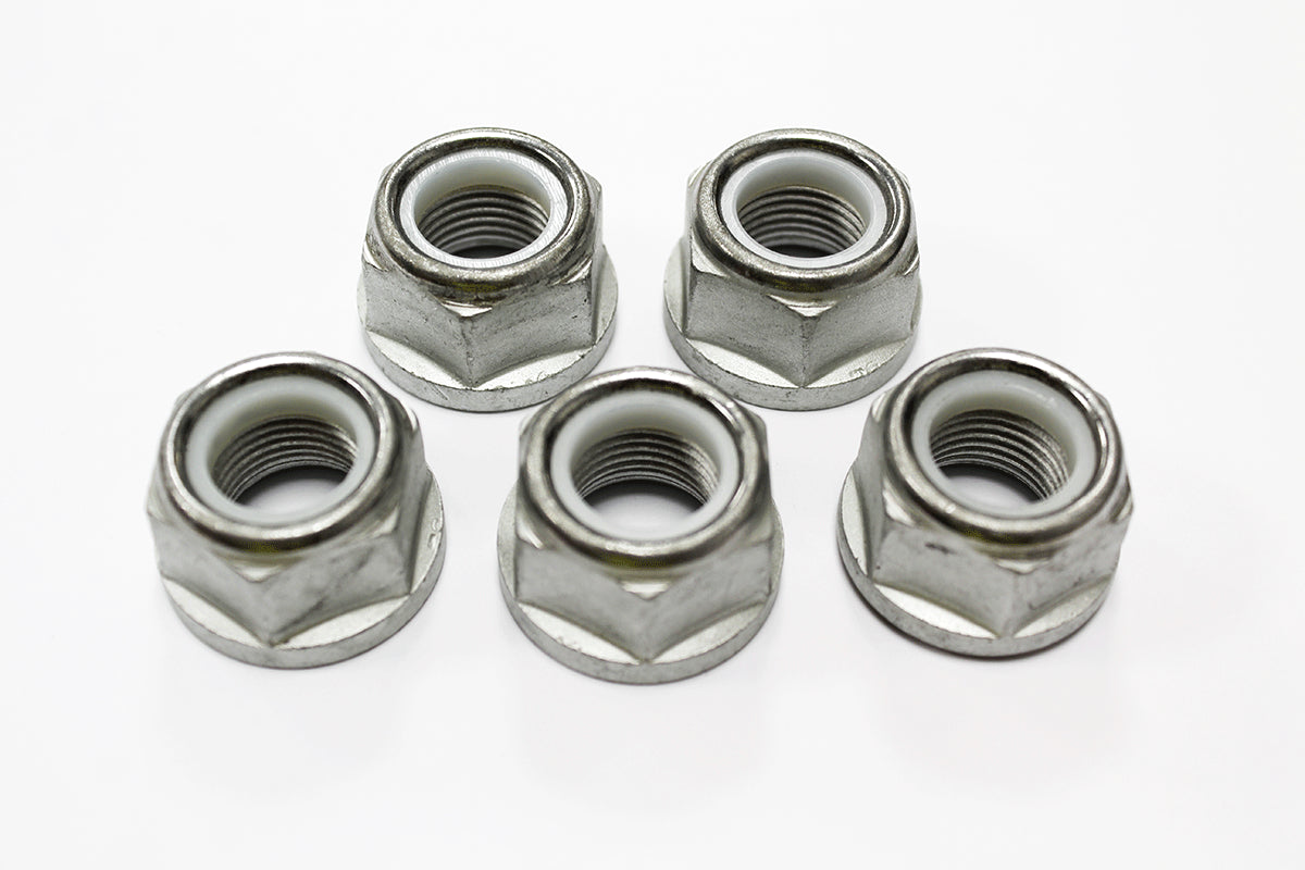 ANR3140 - NUT - NYLOC - FLANGED - RADIUS ARM - Suitable for Discovery 2, All Defenders & Range Rover P38 From PR2 ALLMAKES