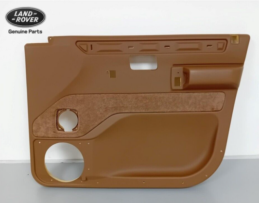 NOS GENUINE RANGE ROVER P38 FRONT RIGHT SIDE DOOR CASING/CARD TAN BTR6649AUK