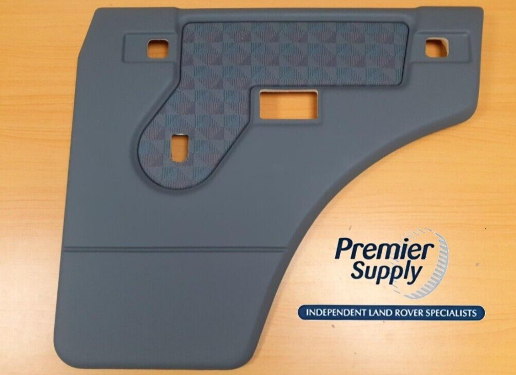 GENUINE NOS LAND ROVER DISCOVERY 1 REAR RIGHT DOOR CASING/CARD GREY BTR7058LOY