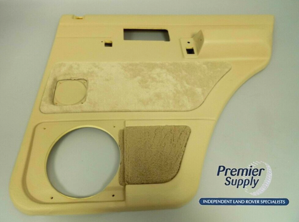GENUINE RANGE ROVER P38 RH REAR DOOR CASING LIGHT STONE BEIGE BTR8622SMK
