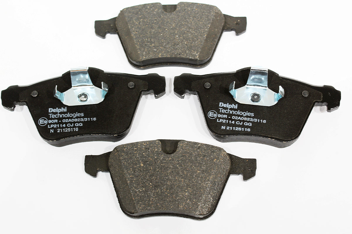 C2D60654-D - BRAKE PAD SET-FRONT 355MM X150;X152;X200;X250;X308;X350;X351 From DELPHI