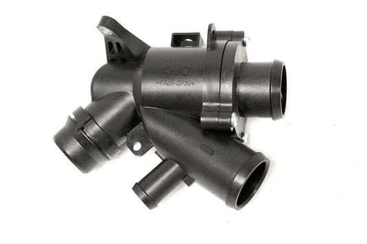 C2Z19929-MR - THERMOSTAT & HOUSING ASSEMBLY 5.0NA+SC X150;X152;X250;X351;X760 From MOTORAD