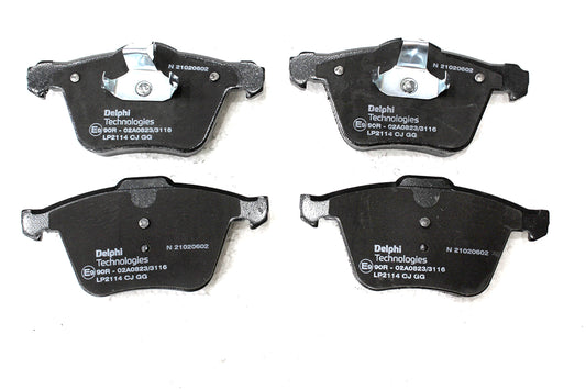 C2Z32076-D - BRAKE PAD SET-FRONT 355MM 3.0NA 5.0NA X250;X351 From DELPHI