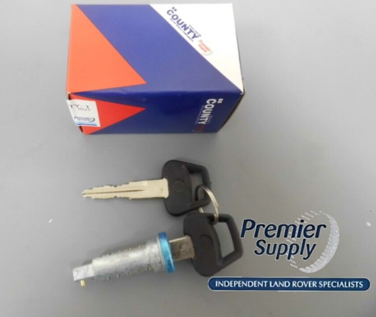 LAND ROVER DEFENDER TD5 2002 - 2016 DOOR LOCK BARREL & 2 KEYS SET CWC500190