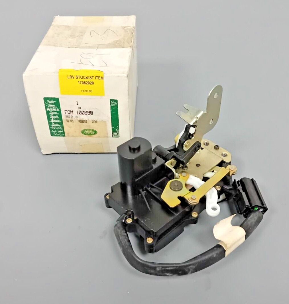 GENUINE RANGE ROVER P38 LEFT HAND REAR DOOR LATCH LOCK FQM100690