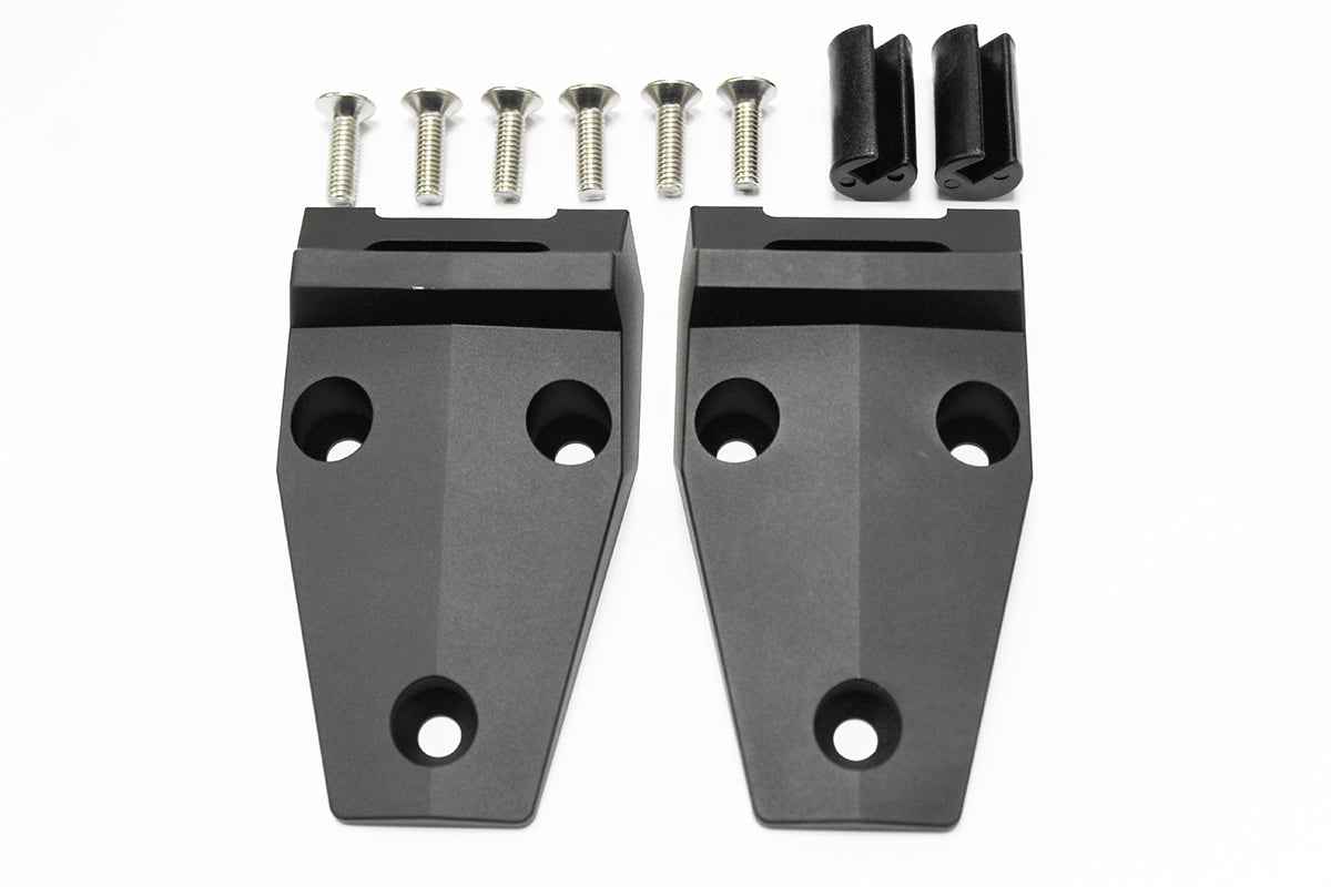 GA1152B - ALUMINIUM DEFENDER BONNET HINGE KIT BLACK From ALLMAKES